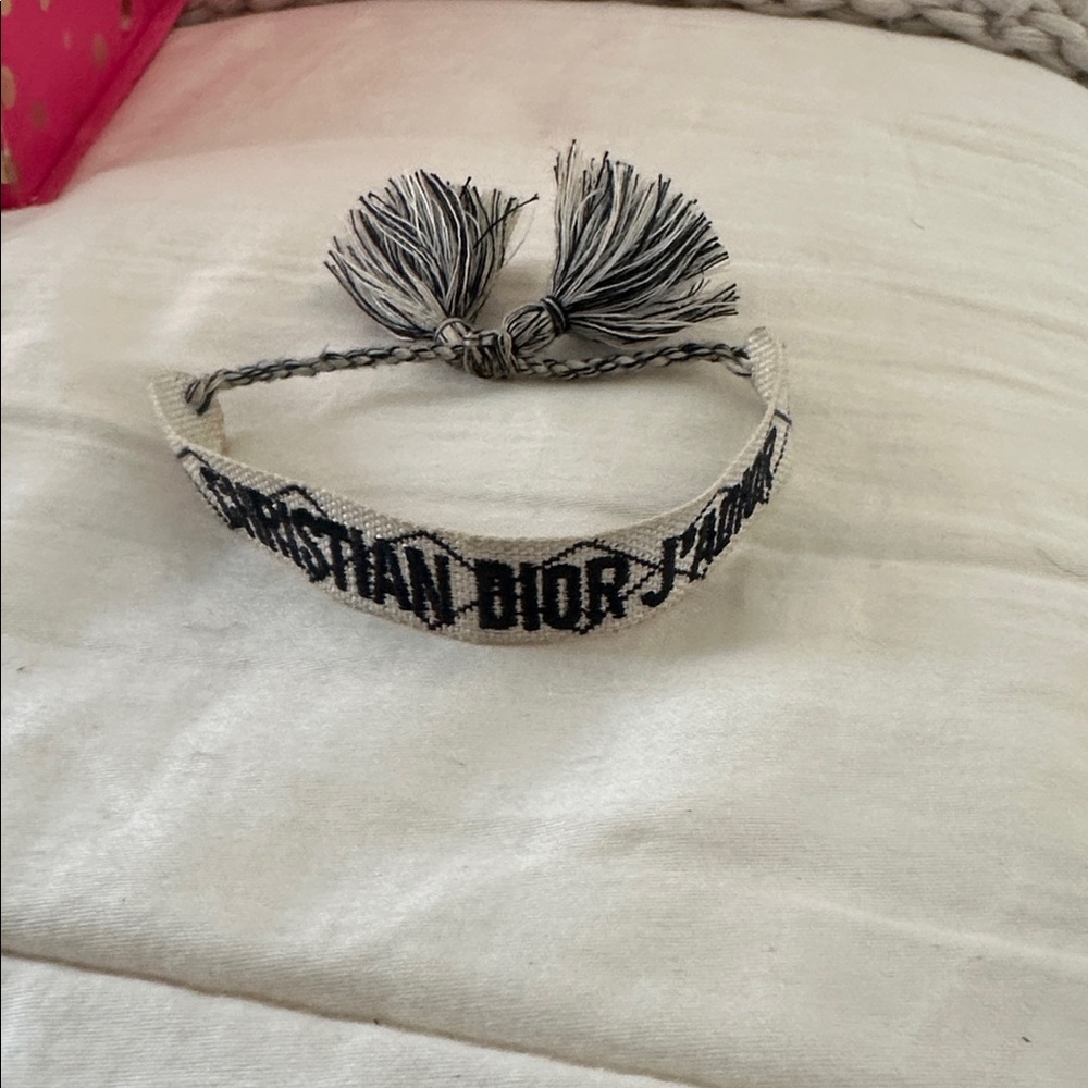 Black and Gray Woven Bracelet